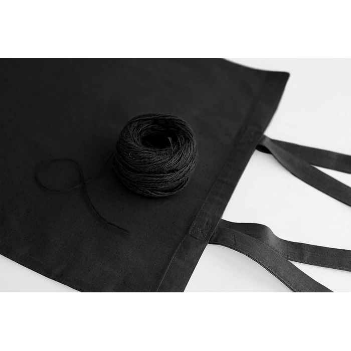 Cotton bag 38x42 cm blank, 25 pieces - Two SHORT handles OEKO-TEX® certified fabric bag, shopping bag, cotton bag, tote bag, jute bag, fabric bag, shopping bag to paint black.