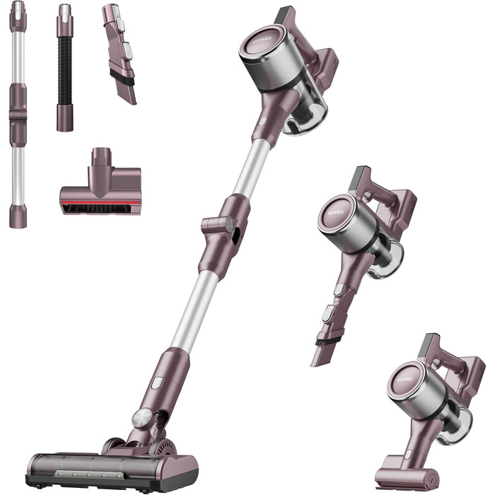 Eureka AK10 Pro Lightweight Cordless Vacuum Cleaner, 29000Pa Powerful Vacuum with 60-Minute Run Time and LED Display, Flex Hose, Stick Vacuum for Pet Hair, Hard Floors, Carpets