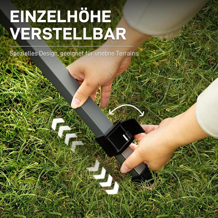 Розкладний туристичний стіл EVER ADVANCED 120x70 см, алюміній, 100 кг, сірий