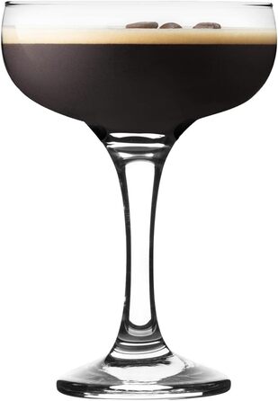 Келих для коктейлю Rink Drink Espresso Martini 235 мл, прозорий, набір 6 шт.