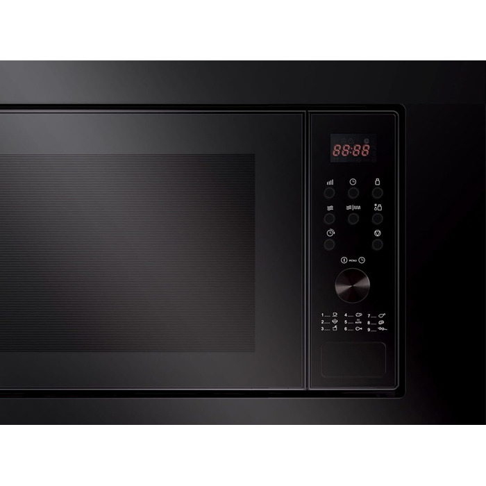 Мікрохвильова піч Amica EMW 13170 S, 20 л, 900 Вт, 9 автоматичних програм, чорний колір