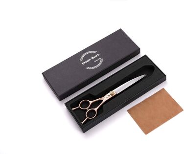 Професійна вигнута ножиця для грумінгу собак 7 дюймів Dream Reach - ножиці для догляду за шерстю собак та котів з японської сталі 440C