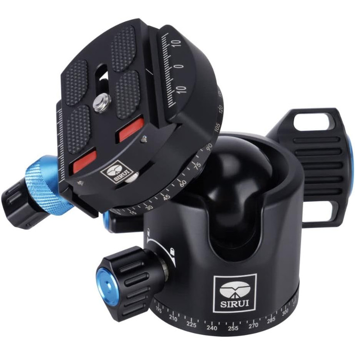 Штатив SIRUI ST-10X з вуглецевого волокна, з відеоголовою для панорамної зйомки, трикутною центральною колоною, для DSLR-камер, 4 секції, висота до 166 см, навантаження до 3 кг