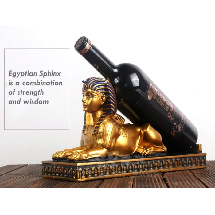 High-heeled Fantasy Wine Bottle Holder, for Wedding, Party, Home Decoration (er High Heel) (Resin - Sphinx)