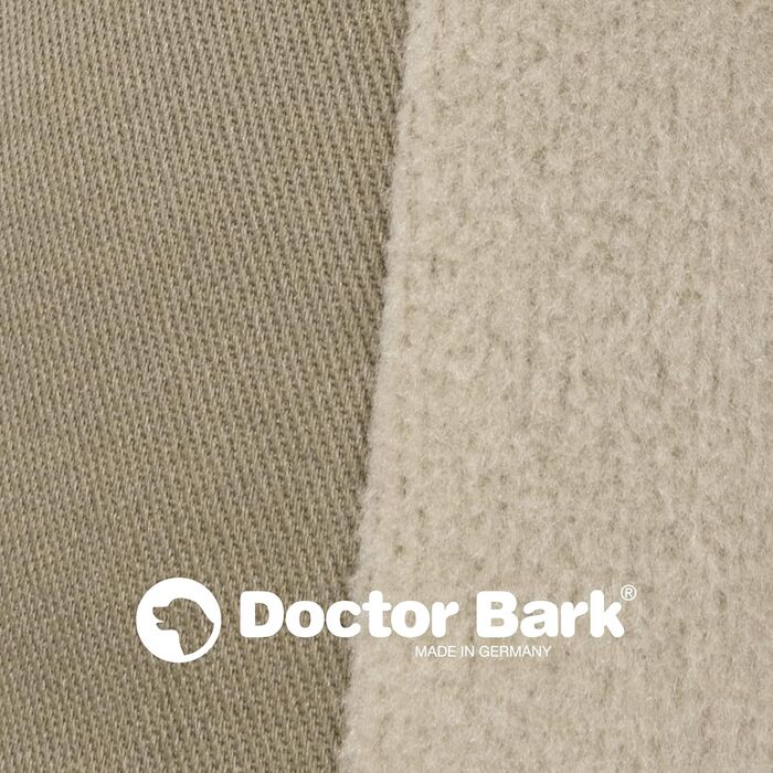Крісло-ліжко для собак Doctor Bark - GreenLabel (S, 74x55 см) - м'яке, зручне, зелено-коричневе