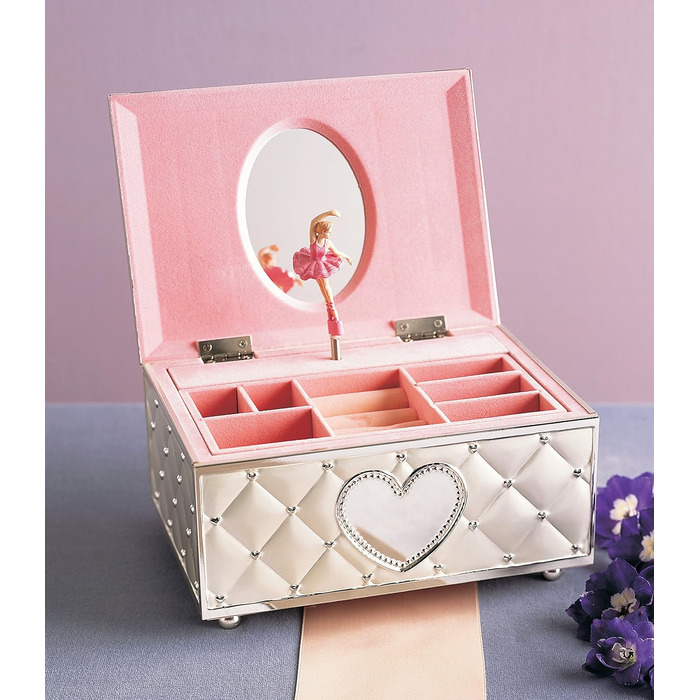 Музична шкатулка Lenox Childhood Memories з балериною, метал, 2.35