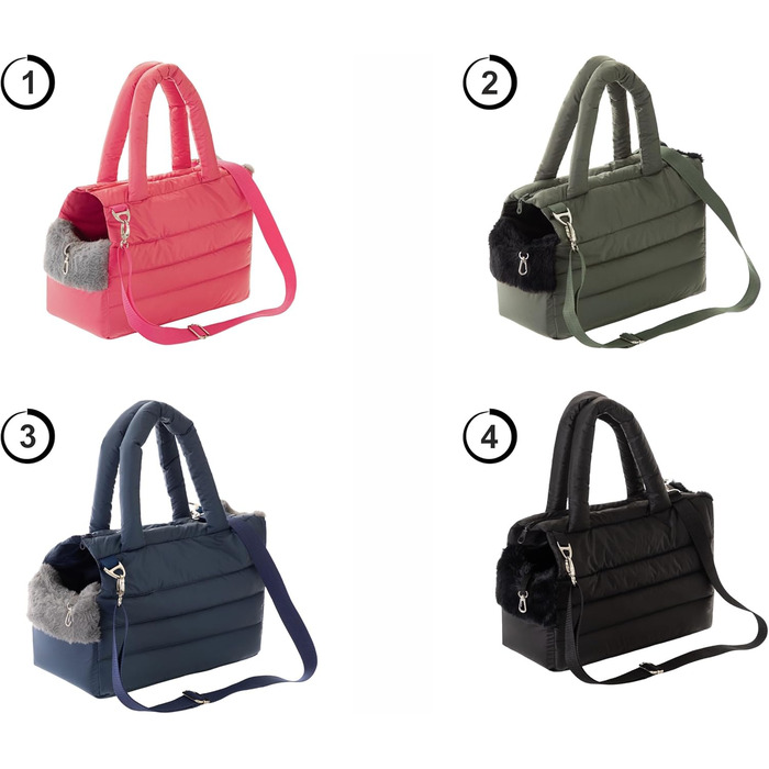 Транспортна сумка для собак та котів (M) - 40 x 20 x 30 см, оливковий колір