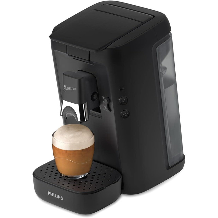 PHILIPS Senseo Maestro Coffee Pad Machine – Intense Plus Technology, Premium Espresso Quality, Eco-Friendly Design, 1.2L Water Tank, Memo Function, Descaling Indicator (CSA260/60) Black