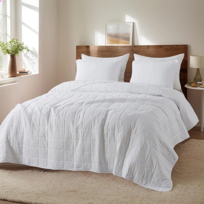 Набір постільної білизни ROARINGWILD California King, зелений оливковий, з 2 наволочками, 299.7 x 269.2 см