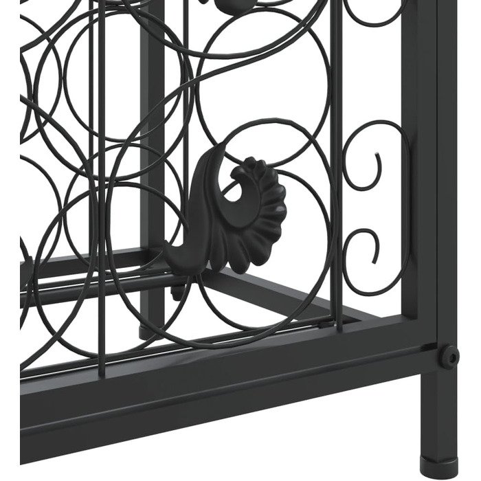 vidaXL Wine Rack 35 Bottles Metal Bottle Rack Bottle Stand Wine Cabinet (45 x 36 x 200 cm)