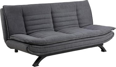 AC Design Jasper Bettcouch Dunkelgrau/Schwarz