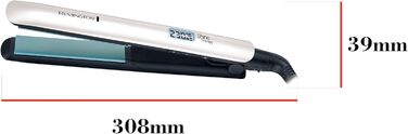 Випрямляч для волосся Remington Shine Therapy S8500 з керамічним покриттям, аргановою олією та вітаміном E, LCD-дисплей, 150-230°C