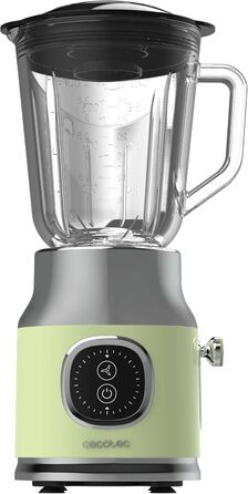 Cecotec RetroTwist Yellow Stand Mixer - 800W, Pulse Function, 1L Jug, Vintage Design