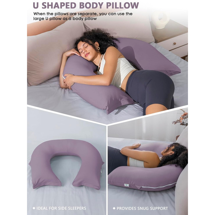 Інсен подушка для читання, спинка для сидіння в ліжку та на дивані, ігрова подушка для дорослих, підтримка пресу для ліжка, м'який бавовняний джерсі, фіолетовий