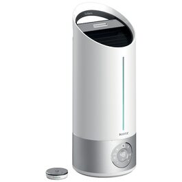 Leitz TruSens Ультразвуковий зволожувач повітря N-300, 45 м², з контролем вологості, для офісу, спальні та дитячої кімнати, 8 л, білий/сріблястий