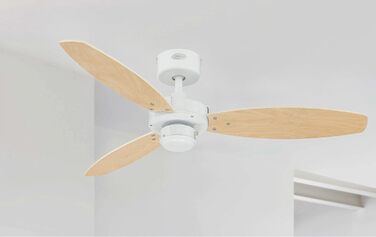 Вентилятор стельовий Westinghouse Jet II 105 см білий, сучасний дизайн