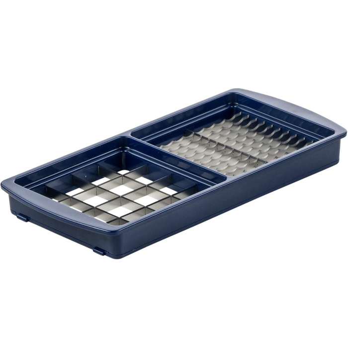 Genius Nicer Dicer Plus (18 частин) сапфірово-блакитного кольору - набір для нарізки овочів та фруктів (кубики, соломка, скибочки, смужки)