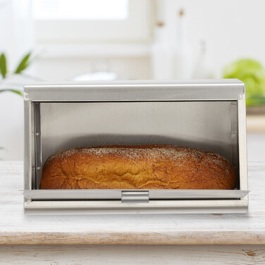 Relaxdays Stainless Steel Bread Box