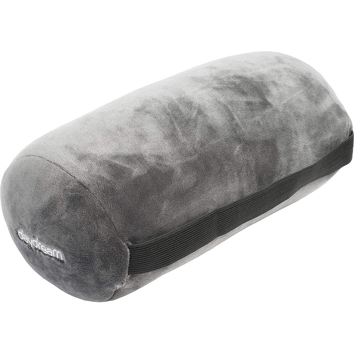 Daydream 3-in-1 Neck Pillow with Microbeads - Neck Support, Travel Pillow, and Neck Roll all in one - also for camping, Grey