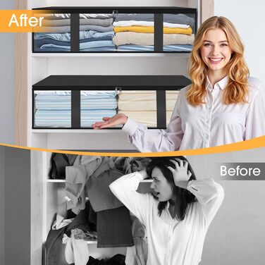 Підліжкова комода StorageRight, набір (Чорний, 3 шт.)