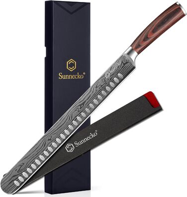 Ніж Sunnecko для овочів та фруктів 9 см: універсальний кухонний ніж з нержавіючої сталі з ергономічною ручкою