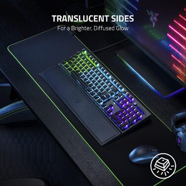 Набір Razer для апгрейду клавіатури: PBT кейкапи, спіральний кабель, інструмент для зняття кейкапів та стабілізаторів. Сумісний з більшістю клавіатур. Класичний чорний, Phantom Keycap