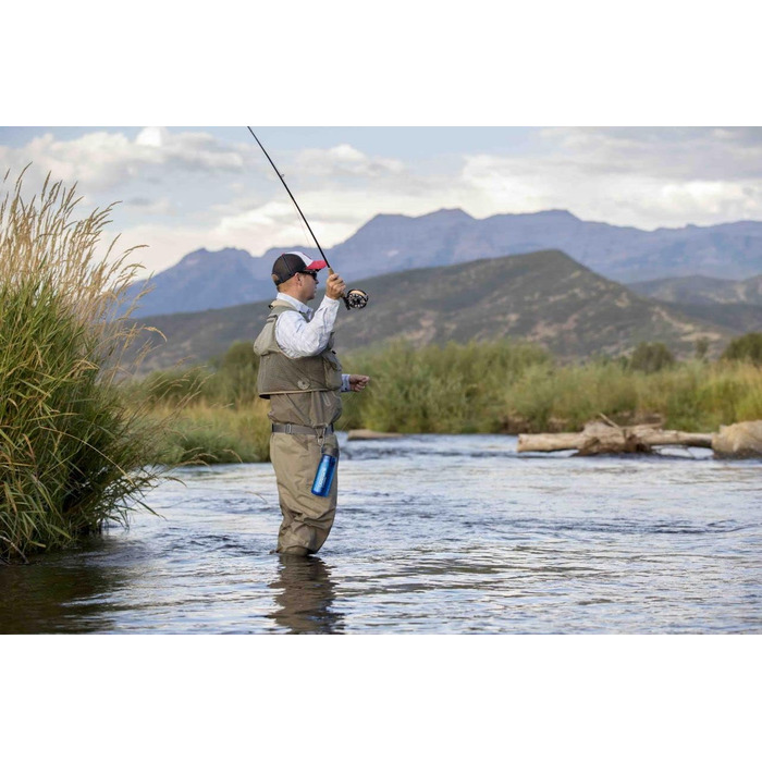 LifeStraw Go Filtered Water Bottle (Light Blue)