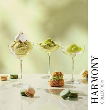 Бокали для коктейлів Krosno Martini Harmony 6 шт, 235 мл - скляні, для Європи