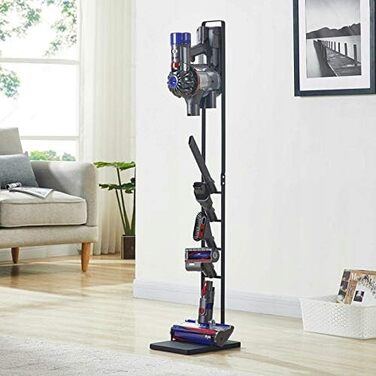 Підставка Wessper для пилососів Dyson – металева підставка-тримач для V6, V7, V8, V10, V11, V12, V15, Gen5, Slim, DC30, DC31, DC34, DC35, DC58, DC59 – аксесуар для зберігання, стабільна та економна