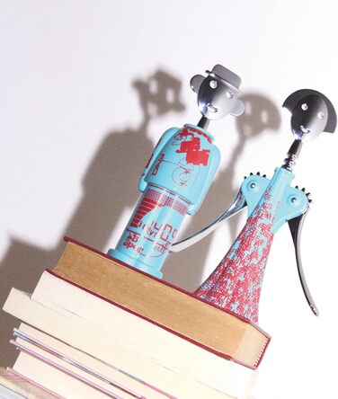 Штопор Alessi Alessandro M. Liquid AM23A 31, дизайнерський, багатоколірний, фосфоресцентний, з хромованого AlkiPaper® та цинку Zamak