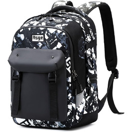 Шкільний рюкзак для хлопчика та дівчинки-підлітка, водонепроникний, 5-13 клас, 8-16 років, сірий