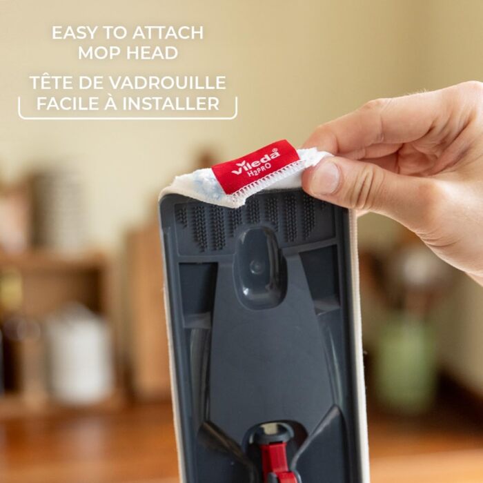 Набір для миття підлоги Vileda H2prO Flaches з відром, мікрофібра, безпечний для будь-яких поверхонь