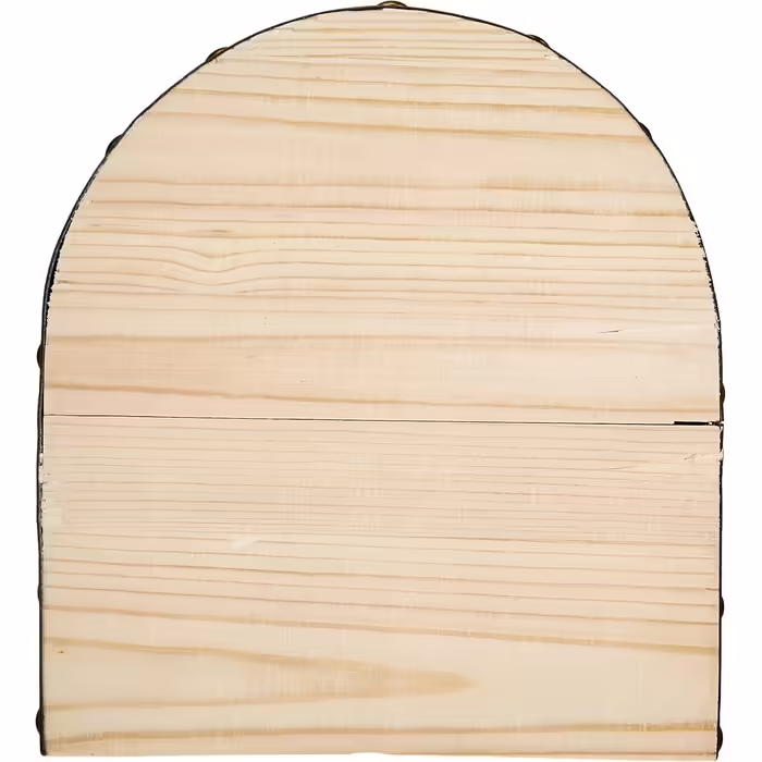 Скриня з замком Glorex із соснового дерева, 27x18x20 см, FSC, натуральна, для декору, розпису та рукоділля