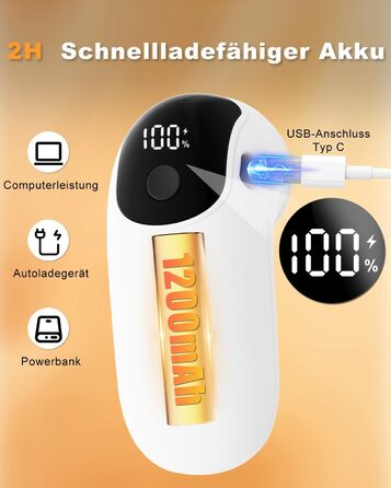 Електричний видалення ворсу для одягу, меблів та текстилю - портативний бездротовий пристрій з LED-дисплеєм та 3 рівнями налаштування