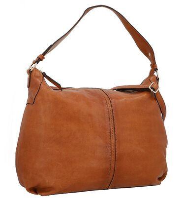 Сумка Gusti Shopper Leder Hannah - жіноча шкіряна сумка-шопер, крос-боді, коричнева