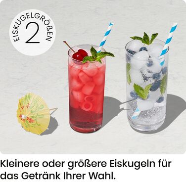 Chefman Iceman Dual-Size Ice Maker - Portable Ice Machine with Self-Cleaning Function, Makes 9 Cubes in 7 Minutes, 10kg/24h Capacity, Includes Scoop