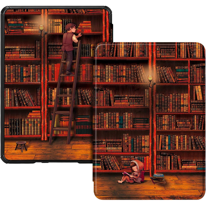 Водонепроникний чохол Fintie для Kindle Paperwhite 10 (2018) з авто-сон/пробудженням, квітковий принт Hibiscus