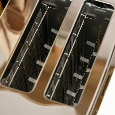 Набір для сніданку HOMCOM: електрочайник 1.7л та тостер на 4 тости, 2200 Вт, 7 рівнів підсмажування, функція розморожування та підігріву, зйомний піддон для крихт, термостат Otter, кремово-білий