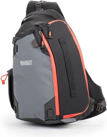 MindShift Photo Cross 13 Carbon Grau – фотосумка, сіра, оранжево-amber, M