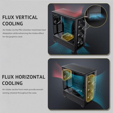 Корпус для ПК Antec Flux SE Midi Tower, чорний