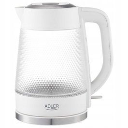 Електричний чайник ADLER AD1306, 2200 Вт, 1,8 л, прозорий