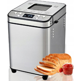 Хлібопічка Zosudull RHBM-25001SV, срібляста, 700 Вт