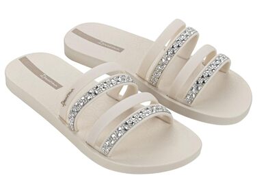 Сандалі шльопанці Ipanema Chic Slide Beige (38 EU) – жіночі шльопанці для пляжу та басейну
