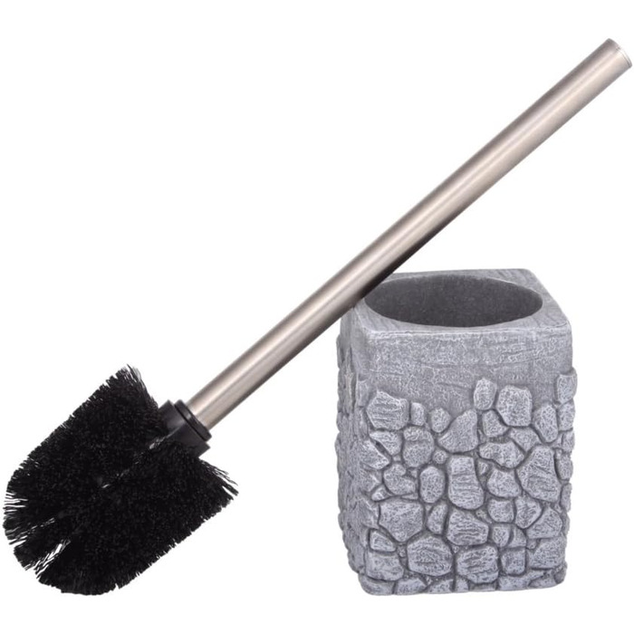 Набір для чищення унітазу Sanilo, широкий вибір, висока якість, елегантний дизайн (Сірий камінь)