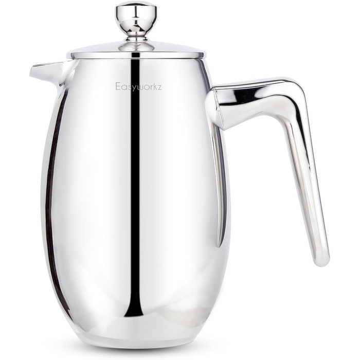 Easyworkz Nando French Press 350ml Coffee Maker French Press, double-walled, insulated, Thermo Coffee Machine, 304 Stainless Steel