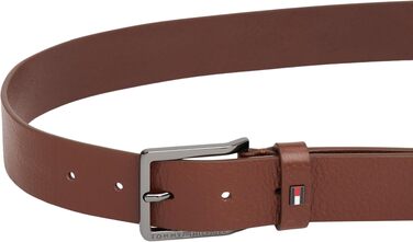 Чоловічий шкіряний ремінь Tommy Hilfiger Oliver Brown (Coffee Bean)