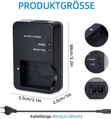 Зарядний пристрій NB-13L для Canon PowerShot G7 X Mark II, G5 X, G7 X, G9 X, G9 X Mark II, SX620 HS, SX720 HS, SX730 HS, SX740 HS (замінник CB-2LHE)