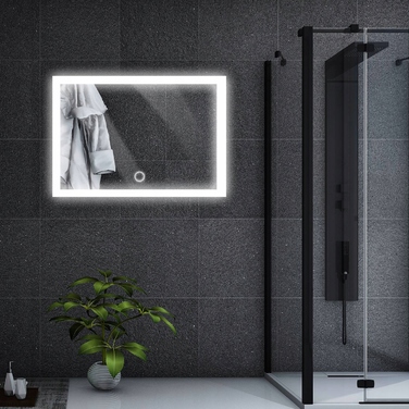 LED-дзеркало у ванну кімнату 70x120 з сенсорним перемикачем