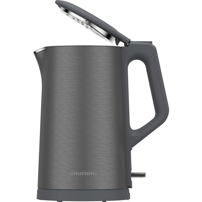 Електричний чайник Grundig WK 7340 Dark Inox: 1.5 л, 2150 Вт, автоматичне відключення, нержавіюча сталь
