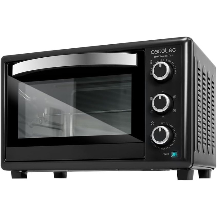 Мультиварка Cecotec Bake&Toast 1090 Black: 1000 Вт, 30 л, таймер, регулювання температури до 230ºC, дека, решітка-гриль та щипці